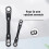 Double End Ratcheting Wrench 2-Piece Set Box End Brake Pipe Spanner Open End Spanners 5