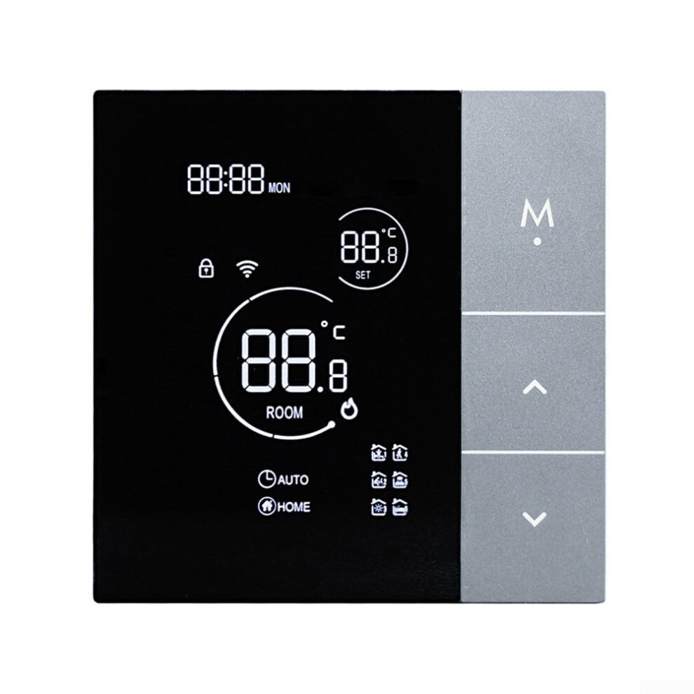 Wifi Thermostat For Smart Home Heating Solution With Touch Controls And Voice Capabilities (16A Electric Heating) 9393856905966
