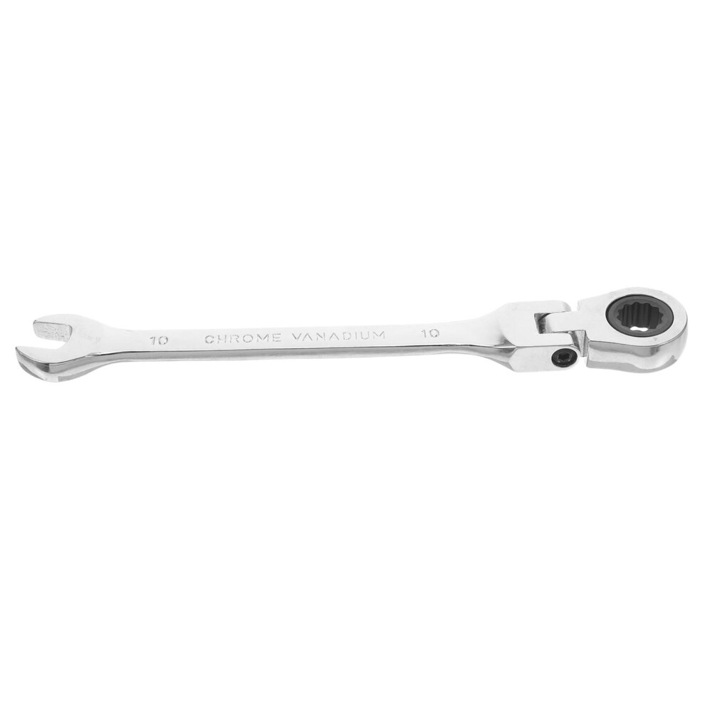 Flexible Head Ratchet Spanner Wrench Vanadium For Home Use Easy Handling Access To Tight Spaces 9354506875879