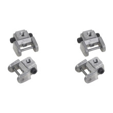 Scroll Saw Blades Holders 4-Piece Pin-Less Conversion Kit Metal Upper and Lower Blade Holders