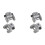 Scroll Saw Blades Holders 4-Piece Pin-Less Conversion Kit Metal Upper and Lower Blade Holders 1