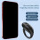 Thumb Smart Remote Bluetooth Selfie Shutter For iPhone Android, YouTube Control, Phone Switcher, Black 5