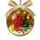 (red Tshirt) Elegant Snow Globe Ornament For Sewing Enthusiasts Tree Holiday 1