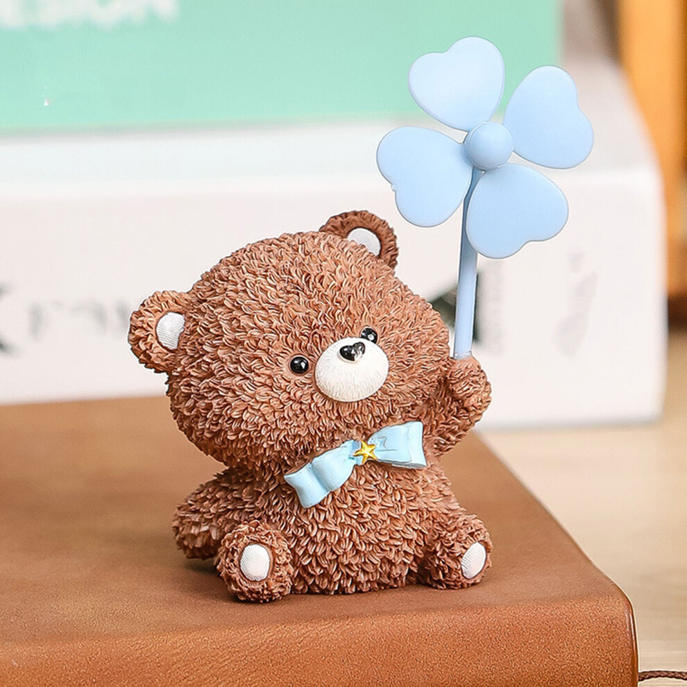 Resin Animal Ornament Bear Figurine Decoration For Vehicle Desk Office 4161351564293