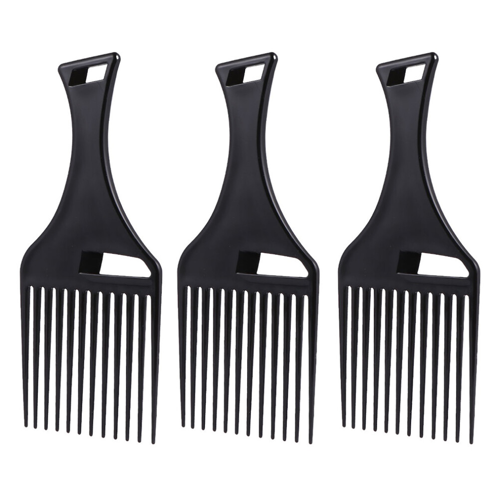 Ohphcall 3Pcs Wide Smooth Hair Pick Comb For Afro And Barber Use