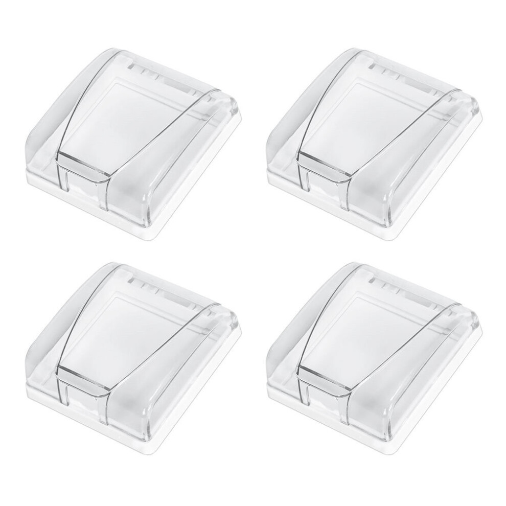 4Pcs Waterproof 86 Type Wall Switch Socket Panel Protectors 3263742787593
