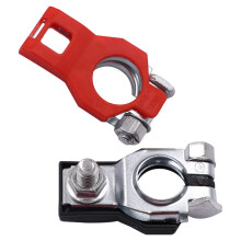 battery terminal connector top post cable clamp pair