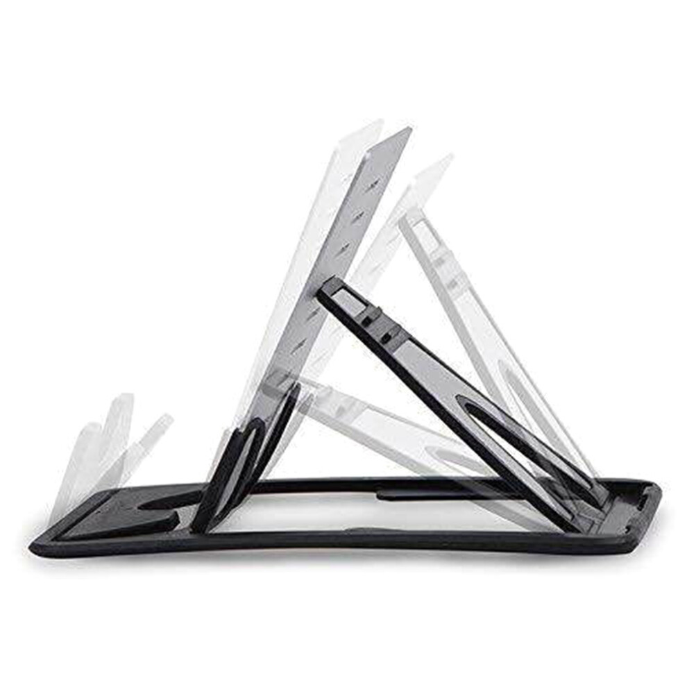 Aluminum Alloy Foldable Phone Holder Stand For Cellphone Tablet Black 3263742741908