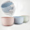 6pcs straw baby bowls, children's tableware set, random colors 7