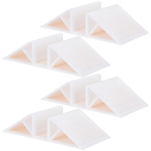 4 pcs plastic pet fence fixing bases for kids' room – stabilizers