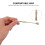 3pcs retro brass turtle crane statue, small animal tea pet decor 9