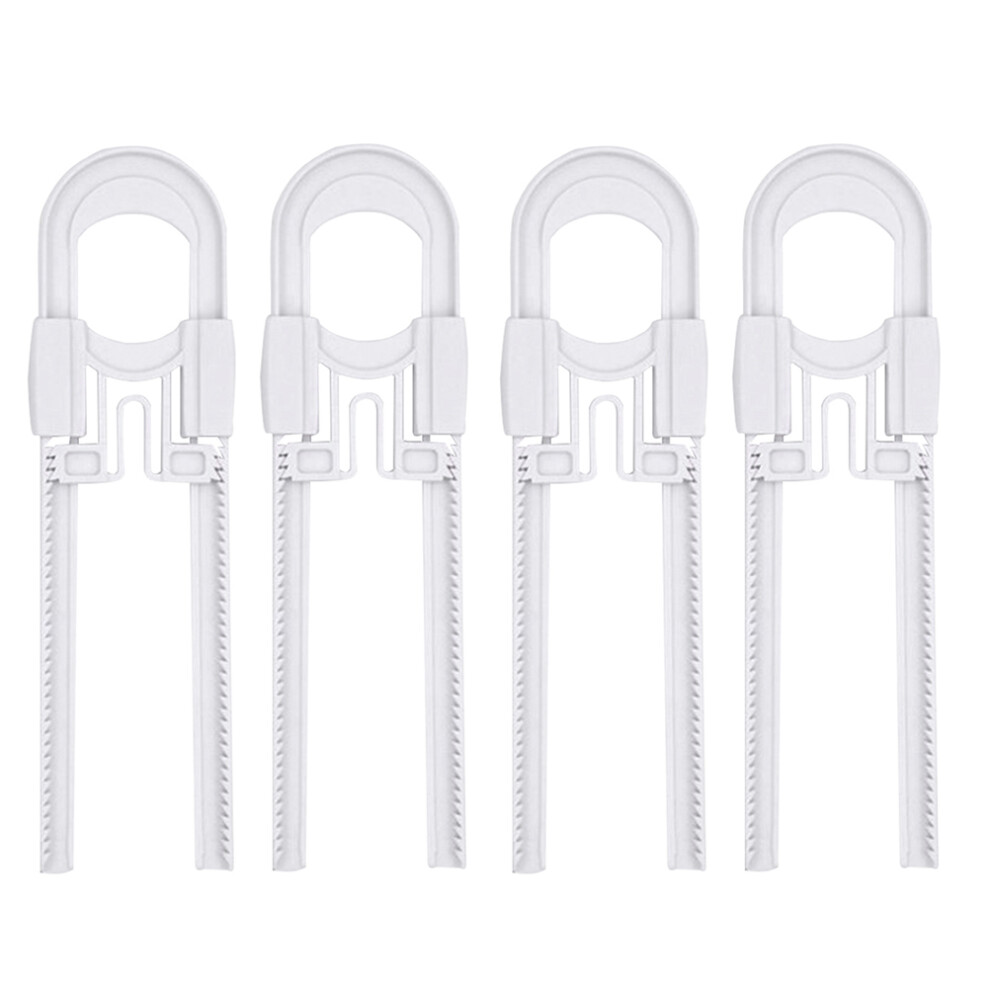 4Pcs Multifunction Baby Safety Locks U Shape For Indoor Cabinets Villcase