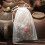 100pcs fiber tea filter drawstring bags for loose leaf tea 6