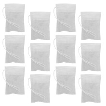 100pcs fiber tea filter drawstring bags for loose leaf tea