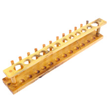 wooden 12 vents test tube rack holder for school laboratory use