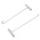 2pcs heavy duty t-handle manhole hooks for storm drain tank lids 1