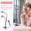 1Ensemble Anneau LED Clip Remplissage Réglable 11