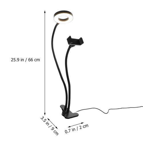 1Ensemble Anneau LED Clip Remplissage Réglable 1