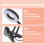 1Ensemble Anneau LED Clip Remplissage Réglable 9