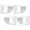 4pcs weatherproof doorbell enclosure for covers 5