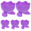 5 Pcs Silicone Egg Tray Boiler Boiled Holder Dash Cup Child 3