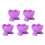 5 Pcs Silicone Egg Tray Boiler Boiled Holder Dash Cup Child 8