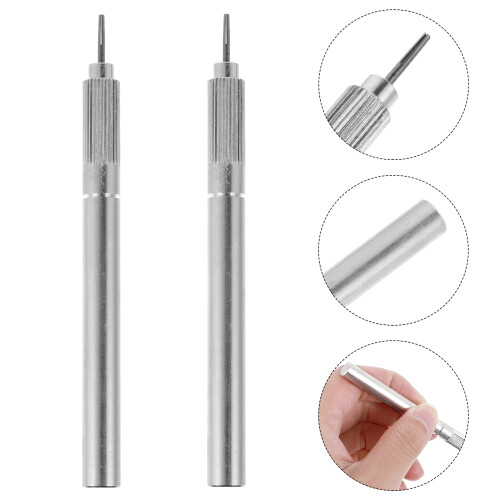 2pcs durable paper quilling pens for diy crafts, silver 2