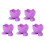 5 Pcs Silicone Egg Tray Boiler Boiled Holder Dash Cup Child 11