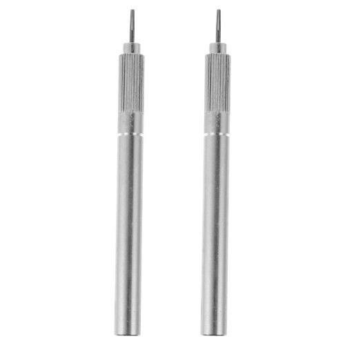 2pcs durable paper quilling pens for diy crafts, silver 1