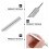 2pcs durable paper quilling pens for diy crafts, silver 10