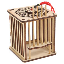 1pc Cage Wooden Insect Cage Bug Breeding Cage Pet Supplies