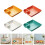 4pcs Chip And Dip Serving Platter Multipurpose Trays 10