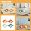 4pcs Chip And Dip Serving Platter Multipurpose Trays 8
