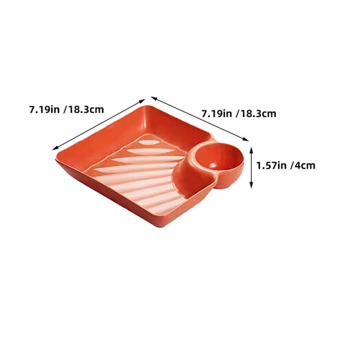 4pcs Chip And Dip Serving Platter Multipurpose Trays 1