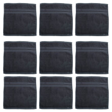 12pcs Absorbent Cotton Hand Towels for Bathroom Face Washcloths