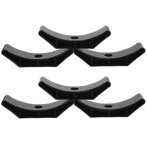 6 pcs plastic dumbbell saddles replacement for stable gym rack stand