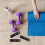 6 pcs plastic dumbbell saddles replacement for stable gym rack stand 2