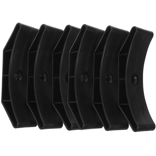 6 pcs plastic dumbbell saddles replacement for stable gym rack stand 2