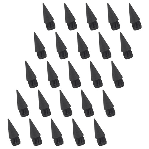 25pcs inkless pencil nibs smooth writing refills for forever pencil