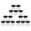 30Pcs Multi Plastic Planter Base Saucers Water Drip Trays for Flowers 11