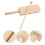 wood rhythm instrument set with mallet percussion block 10