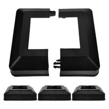 Post Cover Plate Square 4pcs 4.9x4.9x1.3in