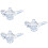 3Pcs Vintage Acrylic Lamp Models -Blue Decorative Home Table 9