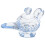 3Pcs Vintage Acrylic Lamp Models -Blue Decorative Home Table 1