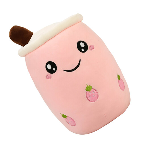 Milky Tea Pillow Lovely Decorative Cotton Stuffed Pacifying Pillow