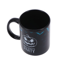 1Pc Black Ceramic Halloween Mug Color Changing Heat Sensitive Tea Cup