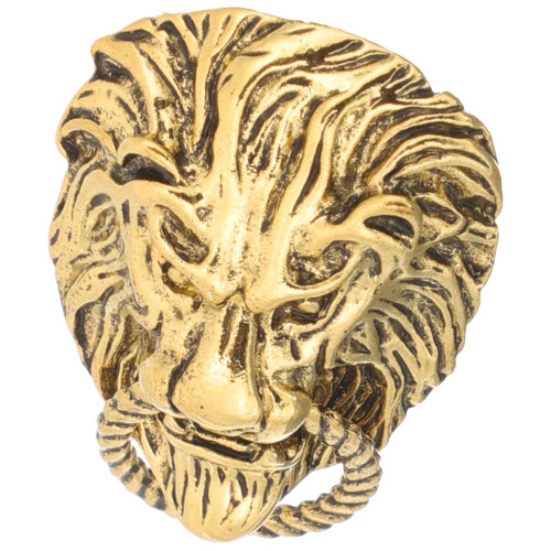 spilla leone vintage per e colletto uomo