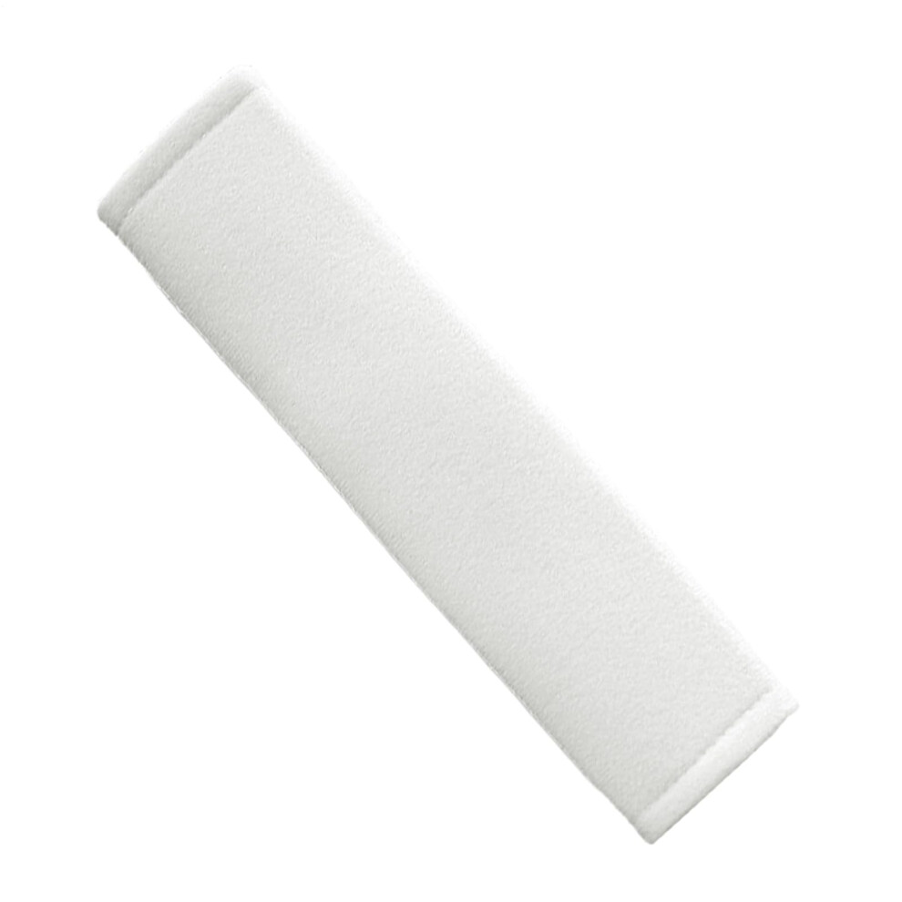 Seatbelt Covers 2-Pack Seat Belt Pad Protector Adjustable Breathable Ergonomic For Car Travel Taxi White 9084446049053