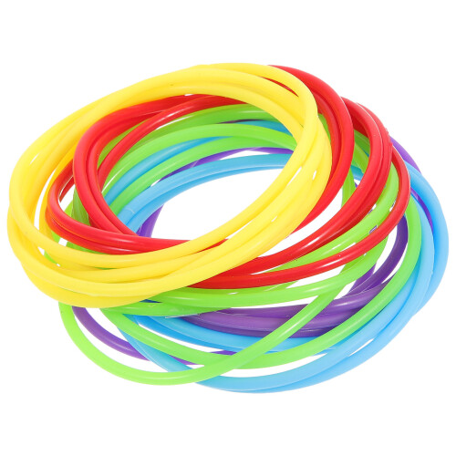 25 braccialetti silicone e , anni '80 2