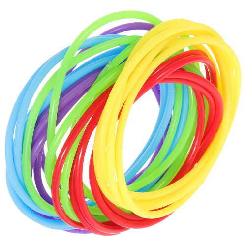 25 braccialetti silicone e , anni '80